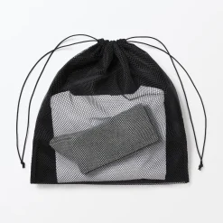 Outlet Muji Bolsa de malla con cordón - Grande