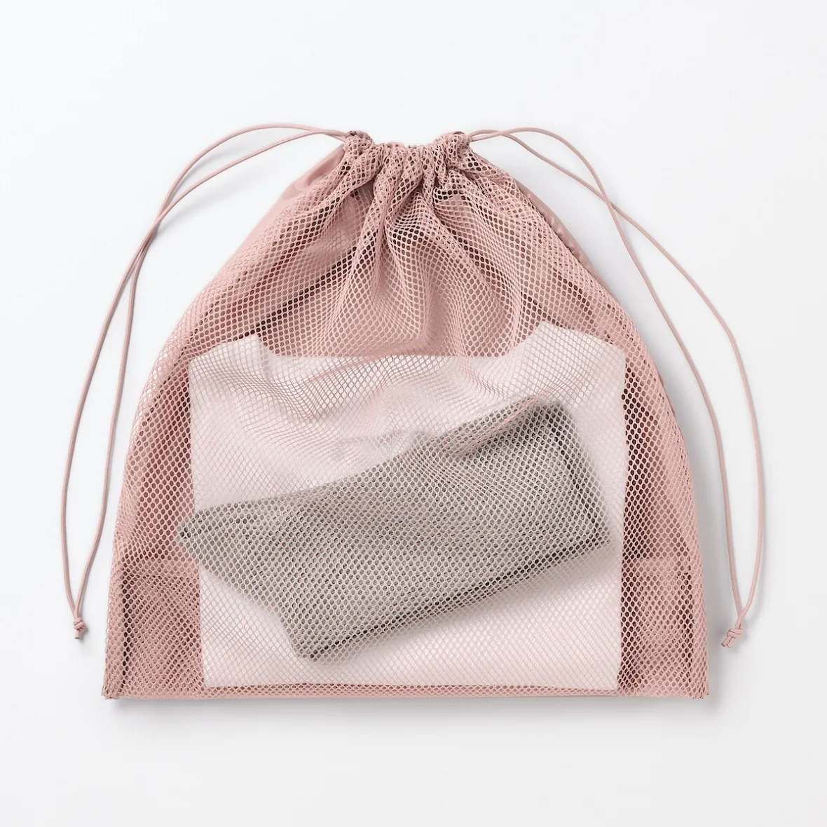 Outlet Muji Bolsa de malla con cordón - Grande
