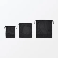 Clearance Muji Bolsa de malla con cordón - Mediana
