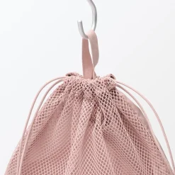Clearance Muji Bolsa de malla con cordón - Mediana