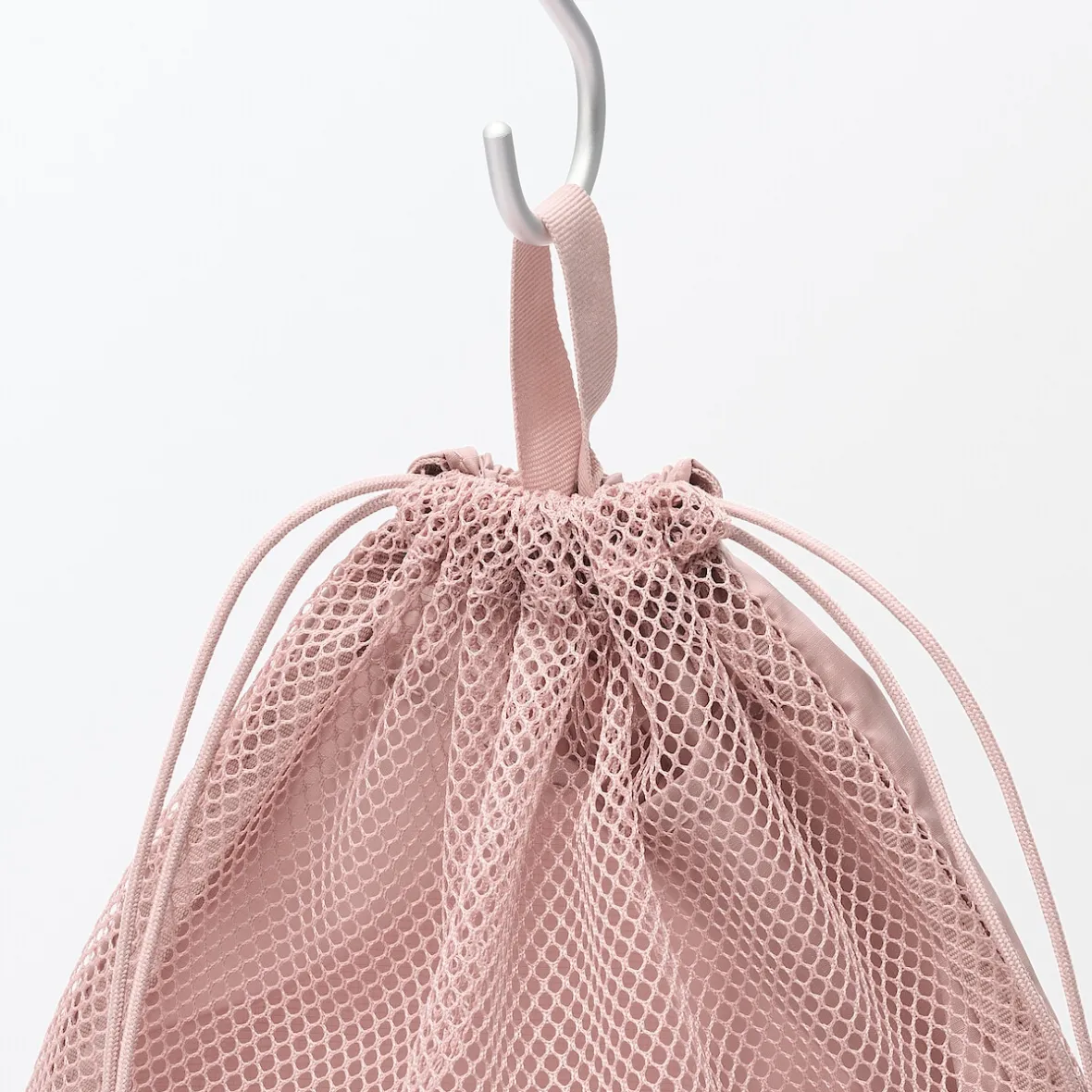 Clearance Muji Bolsa de malla con cordón - Mediana