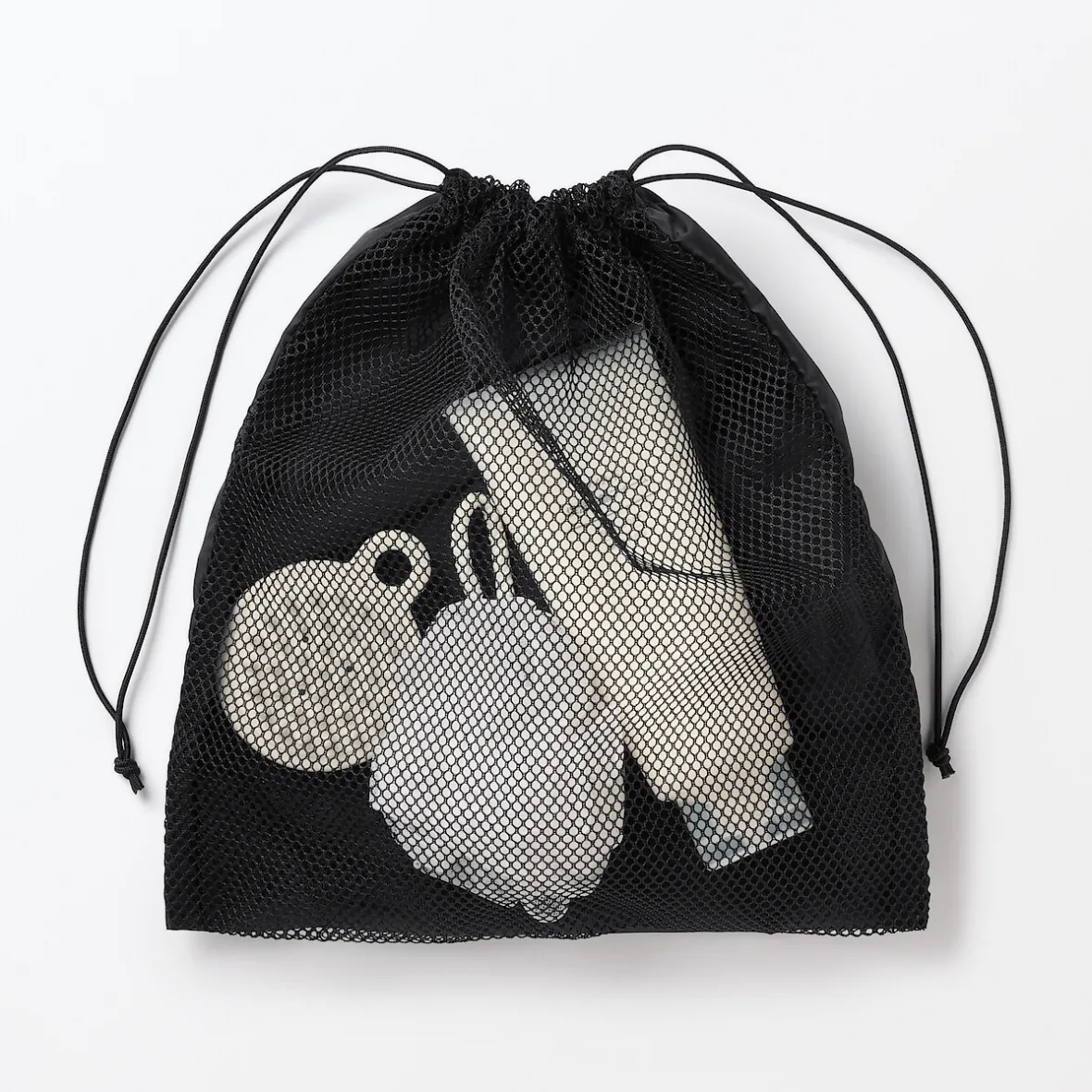 Clearance Muji Bolsa de malla con cordón - Mediana
