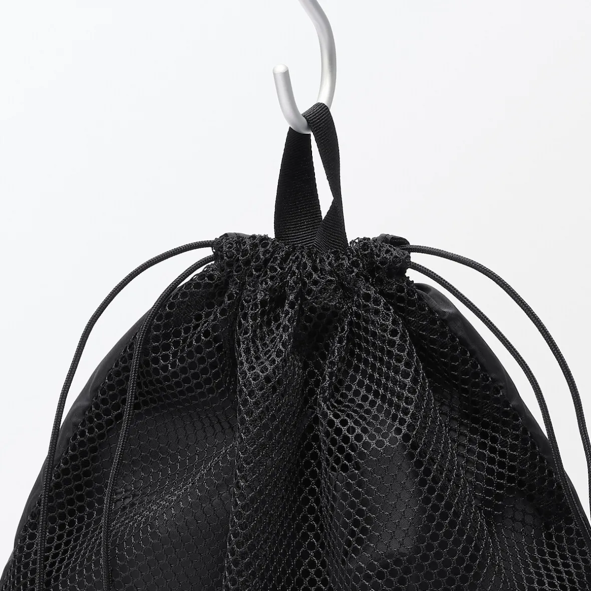 Clearance Muji Bolsa de malla con cordón - Mediana