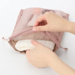 Hot Muji Bolsa de malla con cordón - Pequeña