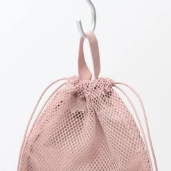 Hot Muji Bolsa de malla con cordón - Pequeña