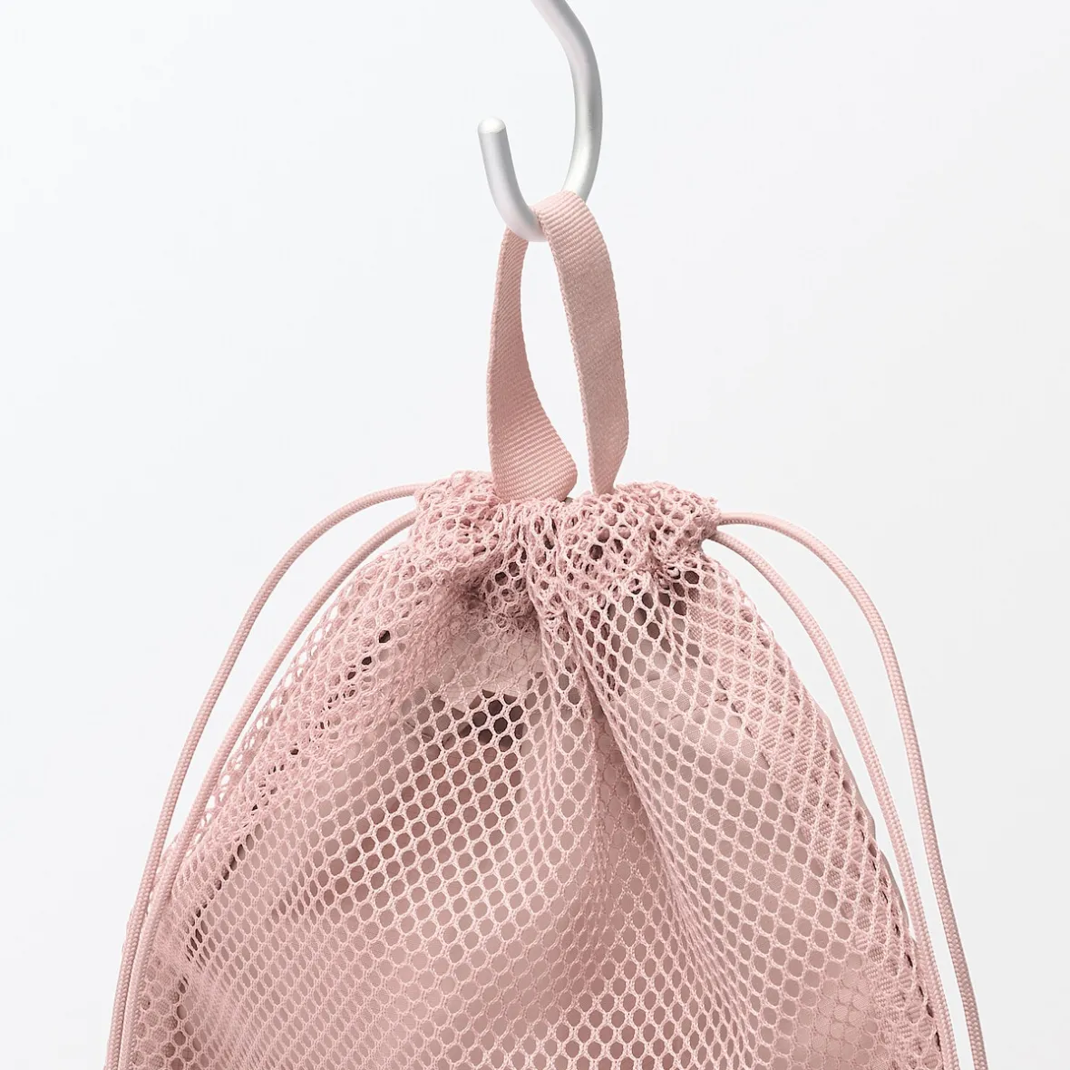 Hot Muji Bolsa de malla con cordón - Pequeña