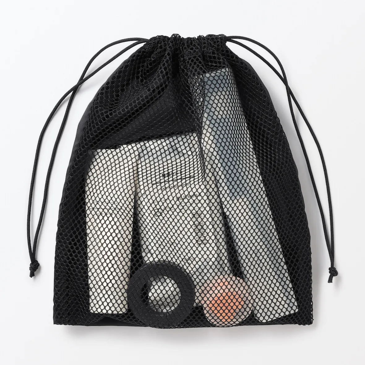Hot Muji Bolsa de malla con cordón - Pequeña