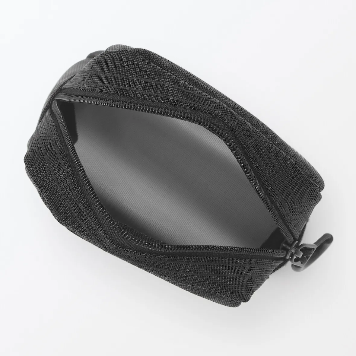 Hot Muji Bolsa de malla de nailon con cremallera - Pequeña