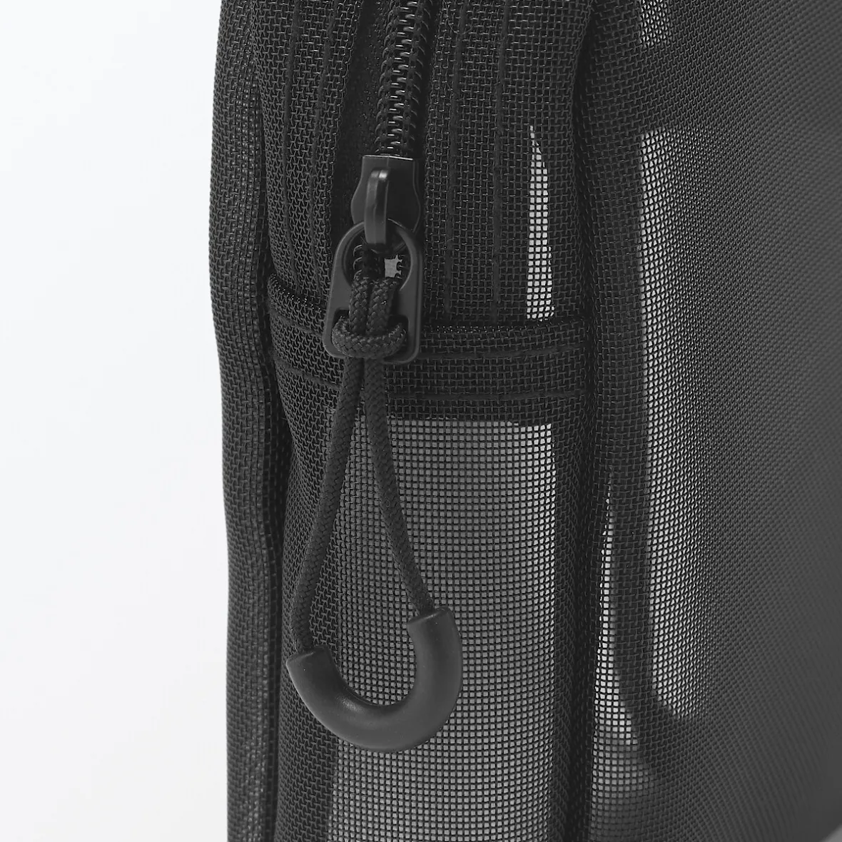Hot Muji Bolsa de malla de nailon con cremallera - Pequeña