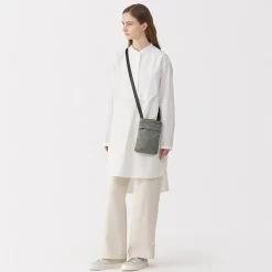 Clearance Muji Bolsa de nailon reciclado y cuerpo cruzado ‐ Mini