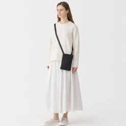 Clearance Muji Bolsa de nailon reciclado y cuerpo cruzado ‐ Mini