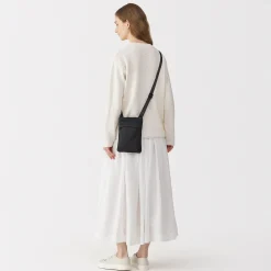 Clearance Muji Bolsa de nailon reciclado y cuerpo cruzado ‐ Mini