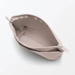Outlet Muji Bolsa de nailon texturizada que se mantiene de pie ‐ Mediana