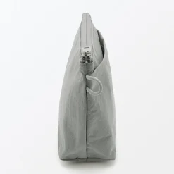 Outlet Muji Bolsa de nailon texturizada que se mantiene de pie ‐ Mediana