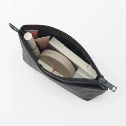 Outlet Muji Bolsa de nailon texturizada que se mantiene de pie ‐ Mediana