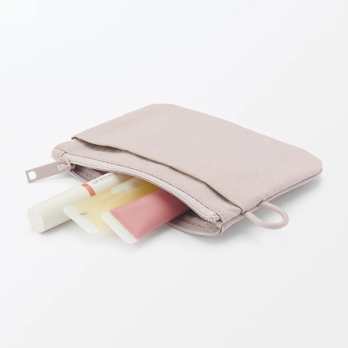 Online Muji Bolsa de nailon texturizada con cremallera ‐ Pequeña