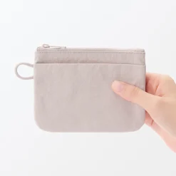 Online Muji Bolsa de nailon texturizada con cremallera ‐ Pequeña