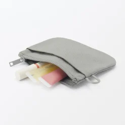 Online Muji Bolsa de nailon texturizada con cremallera ‐ Pequeña