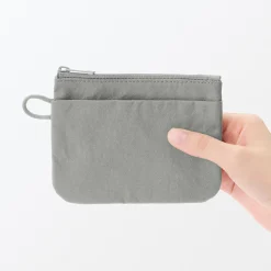 Online Muji Bolsa de nailon texturizada con cremallera ‐ Pequeña