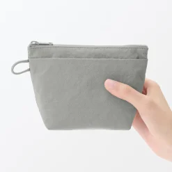 Hot Muji Bolsa de nailon texturizada que se mantiene de pie ‐ Pequeña