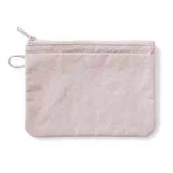 Muji Bolsa de nailon texturizada con cremallera ‐ Mediana
