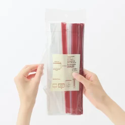 Clearance Muji Bolsas de doble sello para alimentos y congelador - Medianas, paquete de 18
