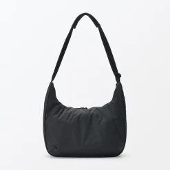 New Muji Bolso bandolera de nylon reciclado repelente al agua acolchado con 2 asas