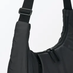 New Muji Bolso bandolera de nylon reciclado repelente al agua acolchado con 2 asas