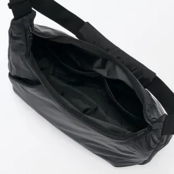 New Muji Bolso bandolera de nylon reciclado repelente al agua acolchado con 2 asas