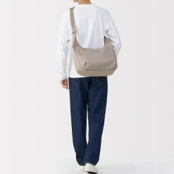 Muji Bolso bandolera de poliéster y 2 asas repelente al agua
