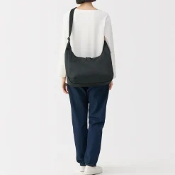 Muji Bolso bandolera de poliéster y 2 asas repelente al agua