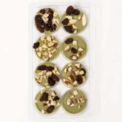 Outlet Muji Bombones de chocolate blanco con matcha, almendras y pasas