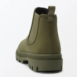Clearance Muji Botas Chelsea con plantilla acolchada repelentes al agua