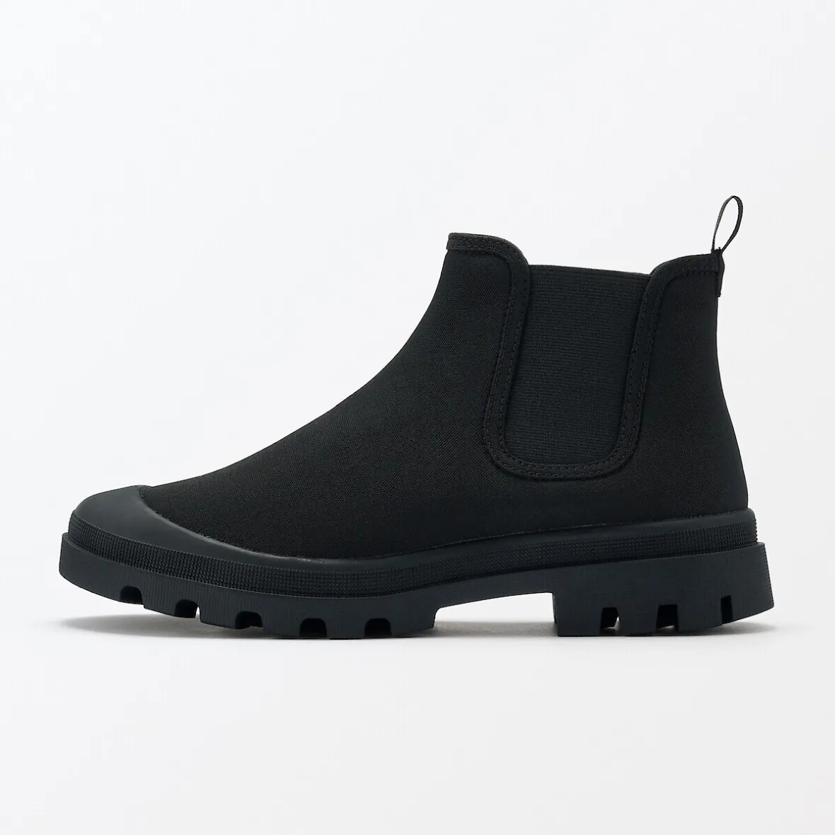 Clearance Muji Botas Chelsea con plantilla acolchada repelentes al agua