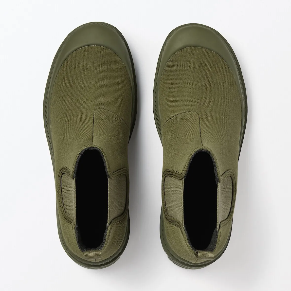 Clearance Muji Botas Chelsea con plantilla acolchada repelentes al agua
