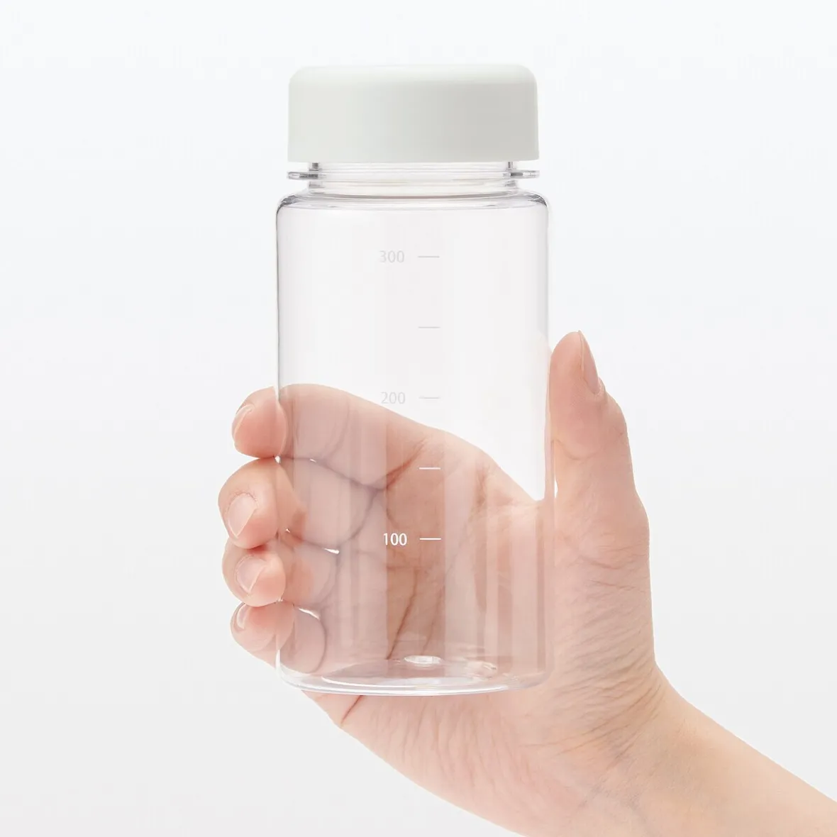 New Muji Botella de agua con indicadores de volumen ‐ 350 ml