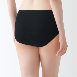 Sale Muji Braga acanalada de tiro alto para mujer