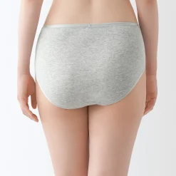 Sale Muji Braga acanalada de tiro alto para mujer