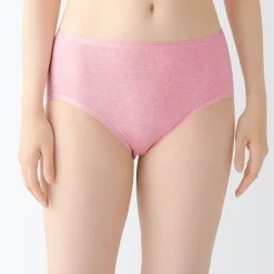 Sale Muji Braga acanalada de tiro alto para mujer