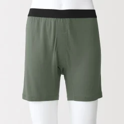 Hot Muji Bóxer de punto liso de lyocel para hombre