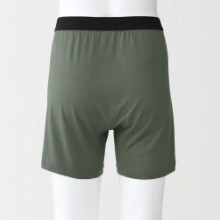 Hot Muji Bóxer de punto liso de lyocel para hombre