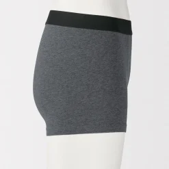 Outlet Muji Bóxers de punto de algodón para hombre