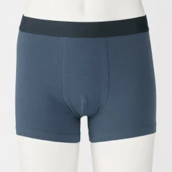 Outlet Muji Bóxers de punto de algodón para hombre
