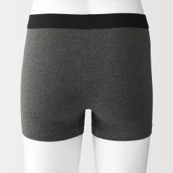 Outlet Muji Bóxers de punto de algodón para hombre