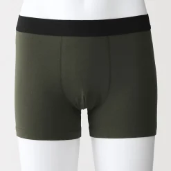 Outlet Muji Bóxers de punto de algodón para hombre