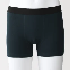 Outlet Muji Bóxers de punto de algodón para hombre