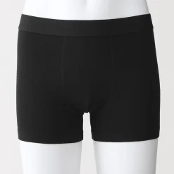 Outlet Muji Bóxers de punto de algodón para hombre