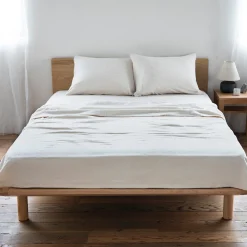 New Muji Cabezal para cama de roble