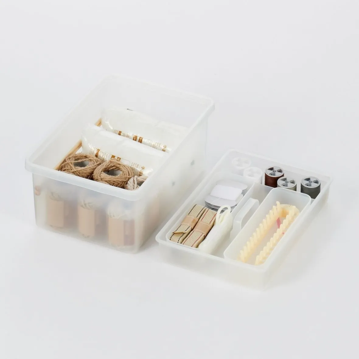 Clearance Muji Caja de almacenamiento abierta en PP ‐ 25cm S