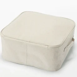 New Muji Caja de almacenamiento blanda con tapa‐ cuadrada, 35x35x16cm